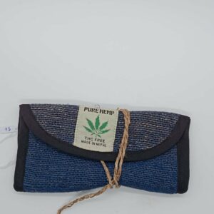 PORTA TABACCO 100% CANAPA BLU