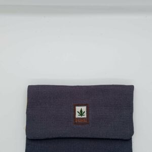 PORTA TABACCO IN CANAPA PURE NERO