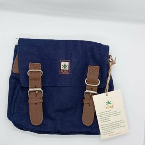BORSA IN CANAPA PURE BLU