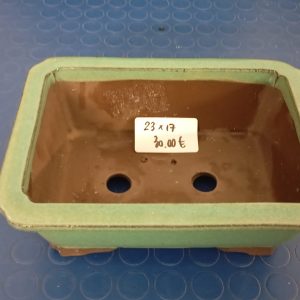 vaso rettangolare 23 x 17 cm