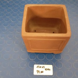 vaso quadrato 13 x 13 cm