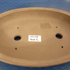 vaso ovale 40 x 23 cm