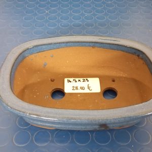 vaso semi ovale 16,5 x 23 cm
